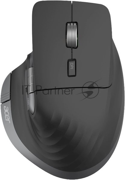 Мышь беспроводная Acer OMR405 черный, 4800 dpi, радиоканал, Bluetooth, USB, кнопки - 8