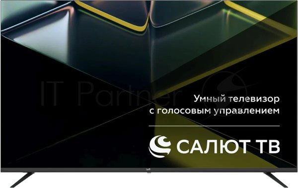 Телевизор LEFF 43" 43U680T черный DLED UHD 60Hz Smart TV Салют ТВ