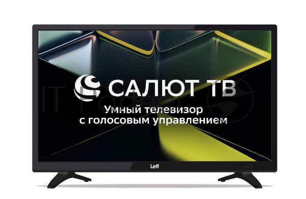 Телевизор LEFF 24" 24H690T черный DLED HD 60Hz Smart TV Салют ТВ