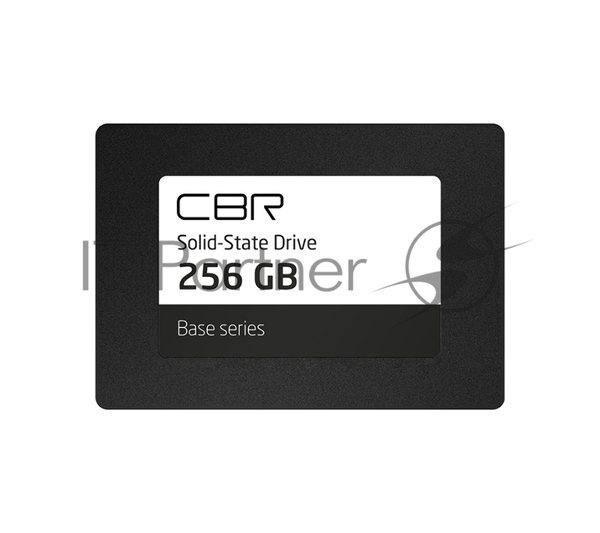 Накопитель SSD CBR Base, 2.5", 256Gb, SATA III, R/W 550/500