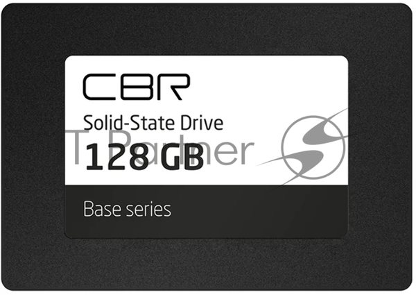 Накопитель SSD CBR Base SSD-128GB-2.5-BS24b, 128Gb, SATA III, 2.5", R/W 550/500