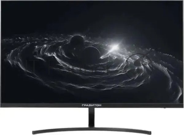 Монитор 23.8" Гравитон МН24А IPS 1920x1080, 75 Гц, 5 мс, 16:9, 300 кд/м², 1xVGA, 1xHDMI, 1xDP, 2x3 Вт, 75x75, черный