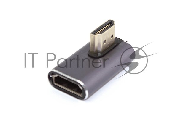 Переходник HDMI угловой папа-мама влево