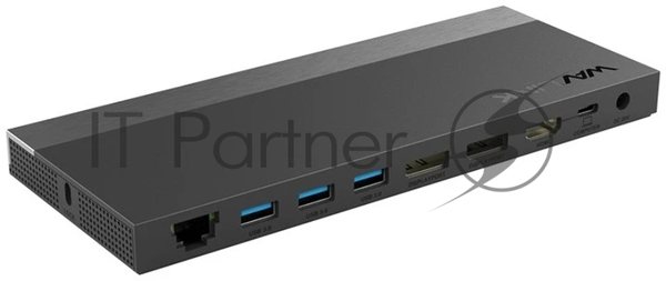 Док-станция WAVLINK WL-UMD01R Pro, USB Type-C, USB3.0/USB-C/DP/HDMI/Gigabit LAN/Audio In/Out/SD/Micro SD, Power Adapter