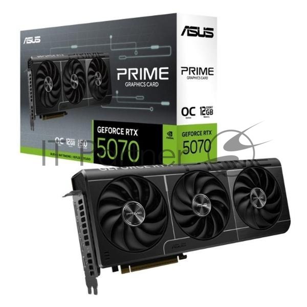 Видеокарта ASUS PRIME-RTX 5070-O12GRTX 5070,HDMIx1,DPx3,12G,D7; 90YV0M10-M0NA00