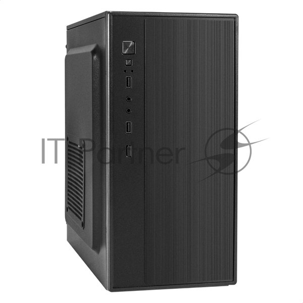 Компьютерный корпус Minitower ExeGate BAA-408-AAA450 (mATX, БП AAA450 с вент. 8см, 2хUSB, HD Audio, черный)