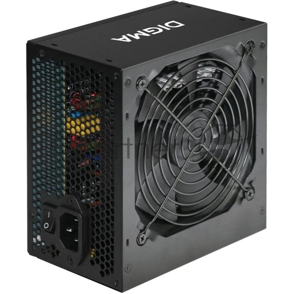 Блок питания Digma DPSU-600W-WH RTL, 600Вт, 80 PLUS, 120мм, черный