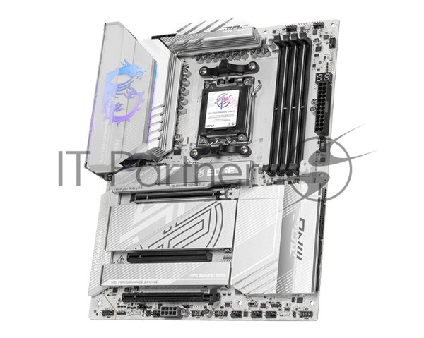 Материнская плата MSI MPG X870E EDGE TI WIFI, AM5, AMD X870E, 4xDDR5, 4xSATA, 4xM.2, 1xPCIe 5.0 x16, 1xPCIe 4.0 x4, 1xPCIe 3.0 x1, 1xHDMI (v2.1), 1xUSB-C 10Gbps, 1x5Gb LAN, Wi-Fi 7, Bluetooth 5.4, 2xUSB-C 40Gbps, 5xUSB-A 10Gbps, 4xUSB-A 2.0, 2x3.5 мм, S/PDIF, 7.1, ATX