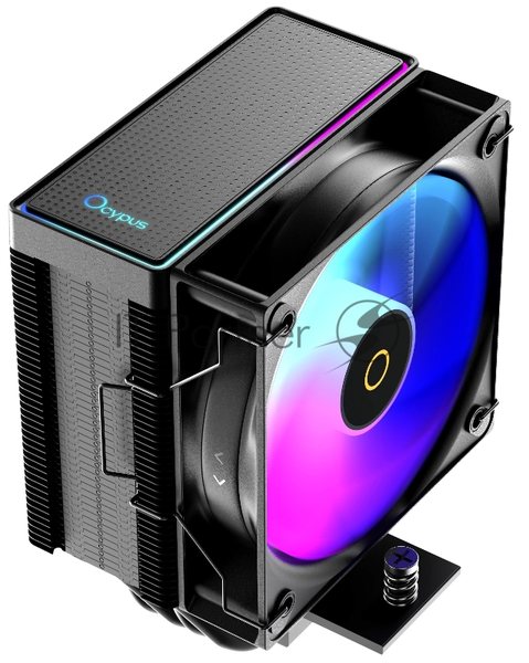 Кулер для процессора Ocypus Gaммa A40 BK ARGb черный 100мм алюминий+медь 2400rpm 29.5db 4-pin 200W 133мм