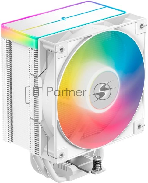 Кулер для процессора DEEPCOOL AG500 WH ARGB V2 белый 120мм алюминий+медь 1850rpm 29.4db 4-pin 240W 155мм