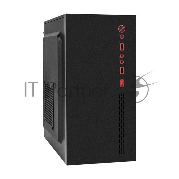 Компьютерный корпус Minitower ExeGate BAA-403-AAA450 (mATX, БП AAA450 с вент. 8см, 2*USB, HD Audio, черный)