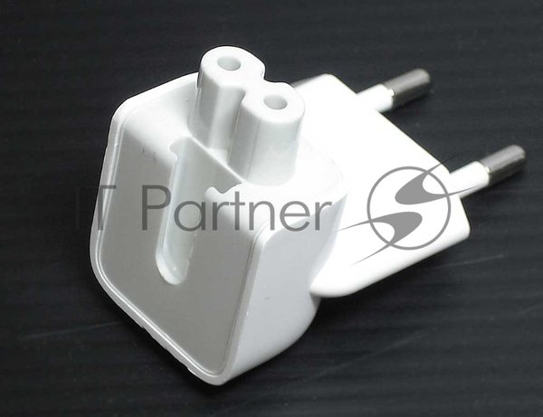 Адаптер-переходник Europlug (Евровилка) для блоков питания Apple
