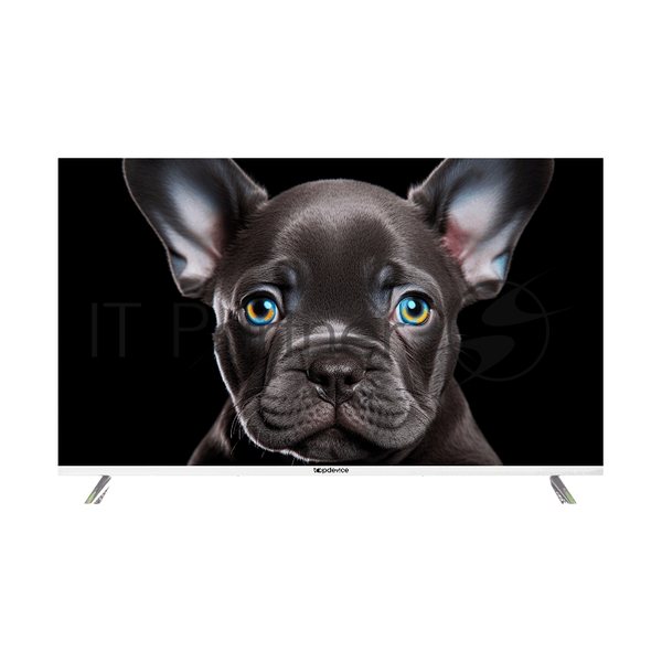 Телевизор TopDevice 43" TDTV43CS08U_WE белый UHD Smart TV Салют 1.5GB/8GB