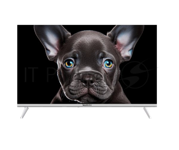 Телевизор Topdevice 32" TDTV32CS08F_WE белый DLED FHD 60Hz Smart TV Салют ТВ 1GB/8GB