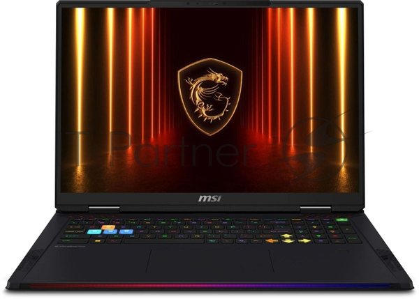 Ноутбук MSI Raider HX AI A2XWIG-204RU черный Core Ultra 9 285HX 64Gb SSD 4Tb NVIDIA GeForce RTX 5080 16Gb 18" IPS UHD+ (3840x2400) Windows 11 Home WiFi BT Cam (9S7-182462-204)