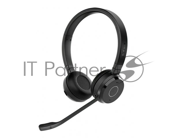 Гарнитура Jabra Evolve 65 TE чёрный, беспроводная, Bluetooth, до 16 ч