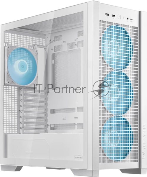 Компьютерный корпус ASUS TUF GAMING GT302 TG ARGb белый/GT302/ARGb FANS/WHT (90DC00I3-B19000)