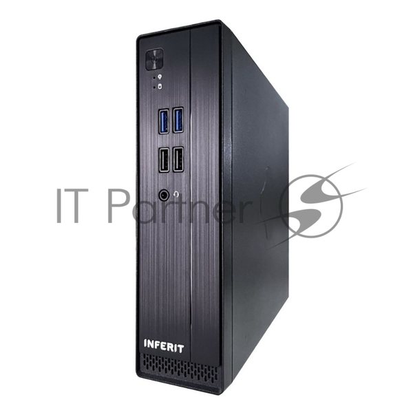 Компьютерный корпус FoxLine FL-105-AD120-DC-INF (FL-105-AD120-DC-INF) FL-105-AD120-DC-INF mITX case (2L), 2хUSB 2.0+2хUSB 3.0, 1хcombo audio, 40мм FAN, VESA, w/DC-ATX converter, w/120W pwr adapter, w/pwr