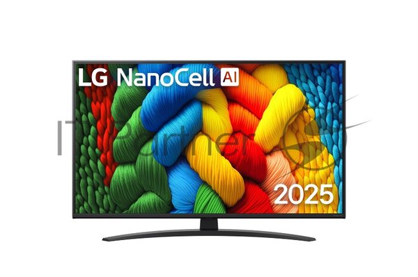Телевизор LG 43" 43NANO81A6A черный DLED 4K UHD 60Hz Smart TV WebOS 2GB/8GB