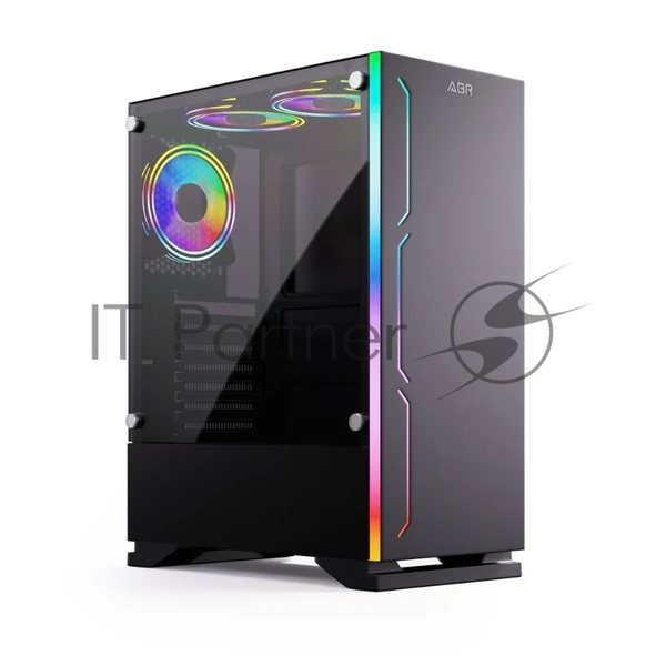 Компьютерный корпус ABR Robin I (1хUSB 3.0, 2хUSB 2.0, HD Audio, 3xRGb Fan, ATX, Micro-ATX)
