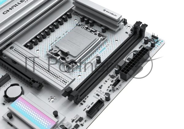 Материнская плата Maxsun MS-Challenger Z890M WIFI ICE, LGA1851, Intel Z890, 2xDDR5, 3xSATA, 2xM.2, 1xPCIe 5.0 x16, 1xPCIe 4.0 x4, 1xPCIe 3.0 x1, 1xDP, 1xHDMI, 1x2.5Gb LAN, Wi-Fi 6, Bluetooth 5.2, 1xUSB-C 40Gbps, 4xUSB-A 5Gbps, 2xUSB-A 2.0, 3x3.5 мм, mATX