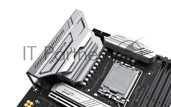 Материнская плата Maxsun Terminator B860M, LGA1851, Intel B860, 4xDDR5, 4xSATA, 3xM.2, 1xPCIe 5.0 x16, 1xPCIe 4.0 x4, 1xPCIe 4.0 x1, 1xDP, 1xHDMI, 1x2.5Gb LAN, 1xUSB-C 40Gbps, 1xUSB-C 20Gbps, 2xUSB-A 10Gbps, 6xUSB-A 2.0, 3x3.5 мм, 7.1, mATX