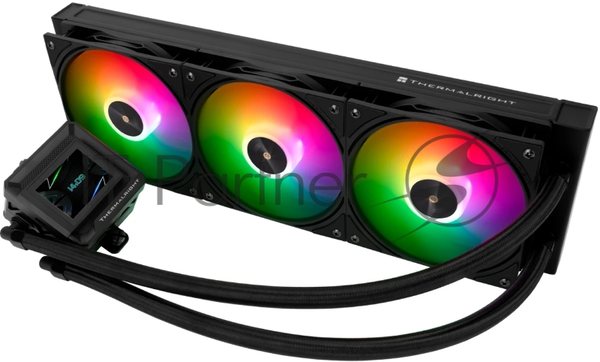 Система жидкостного охлаждения Thermalright Frozen Warframe SE 360 ARGB Soc-AM5/AM4/1151/1200/2066/2011/1700 черный 4-pin 29.6dB Al LCD Ret (F-WFRAME-SE-360-BL-ARGB)