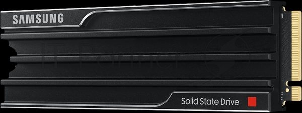 Накопитель SSD 1Tb Samsung 9100 PRO, M.2, PCI-E 5.0 x4, TLC 3D NAND R/W - 14800/13400 Mb/s с радиатором