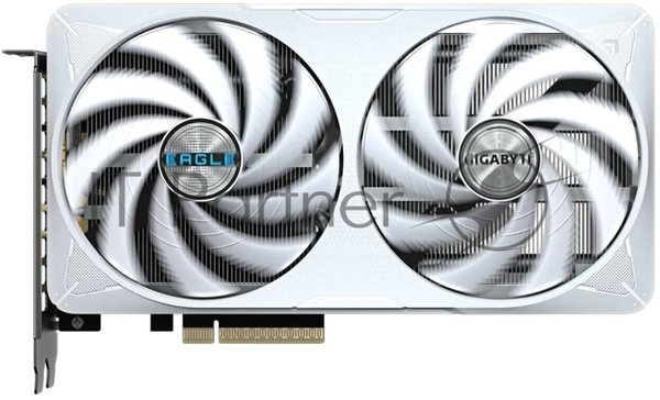 Видеокарта Gigabyte GeForce RTX 5060 Ti Eagle OC Ice, NVIDIA RTX 5060 Ti, 8 ГБ GDDR7, 128 бит, PCI-e 5.0, 1xHDMI, 3xDP, 2617 МГц