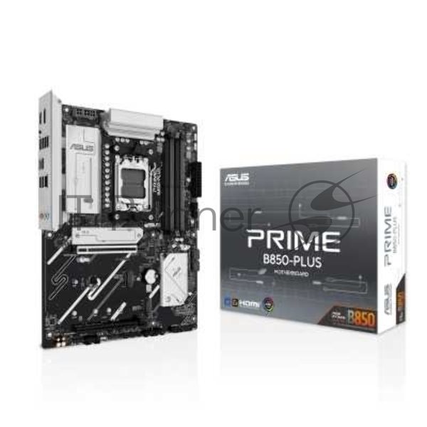 Материнская плата ASUS PRIME B850-PLUS, AM5, AMD B850, 4xDDR5, 4xSATA, 3xM.2, 1xPCIe 5.0 x16, 1xPCIe 4.0 x16, 1xDP, 1xHDMI, 1x2.5Gb LAN, 4xUSB-A 10Gbps, 1xUSB-C 10Gbps, 2xUSB-A 5Gbps, 2xUSB-A 2.0, 3x3.5 мм, 7.1, ATX