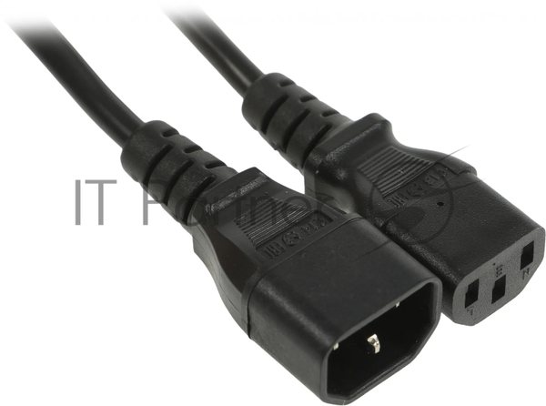 Шнур сетевой Rexant IEC 320 C13 – IEC 320 C14 3x0,75мм², 0,6м