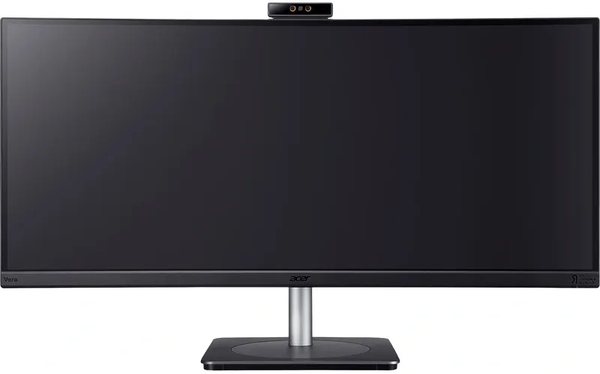 Монитор 34" Acer CB343CURDbemiiphcuzx IPS 3440x1440, 60 Гц, 4 мс, 21:9, 300 кд/м², 2xHDMI 2.0, DP, USB Type-C (90 Вт), USB Hub, HDR10, FreeSync, динамики, веб-камера 5 Мп, изогнутый экран (3800R), черный