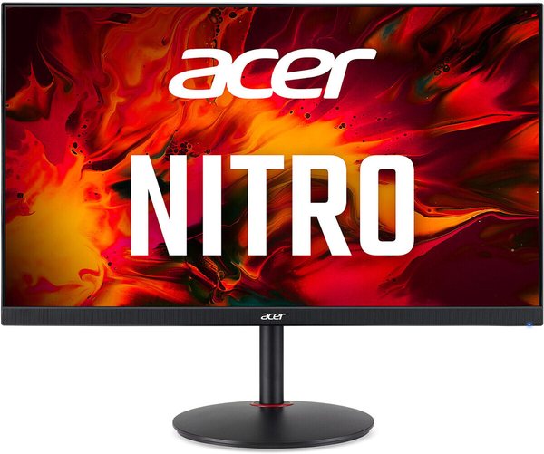 Монитор 24.1" Acer XV242Fbmiiprx TN+film 1920x1080, 540 Гц, 1 мс, 16:9, 400 кд/м², HDMI 2.0, DP 1.4, 3.5 Jack, динамики (2x2 Вт), HDR10, FreeSync Premium, G-Sync, черный