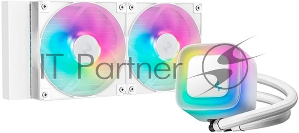 Система жидкостного охлаждения DeepСool LE240 V2 WH (R-LE240-WHAMMN-G-2)