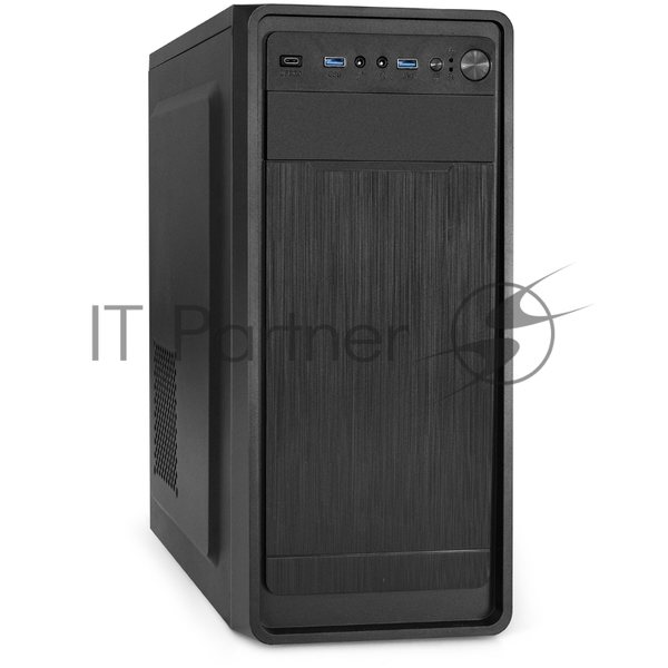 Компьютерный корпус Miditower ExeGate XP-332UC-UNS450 (ATX, БП UNS450 с вент. 12см, 2хUSB 3.0/1хTypeC, аудио, черный)