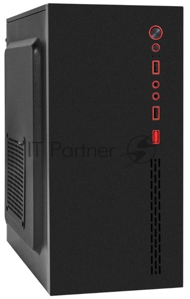 Компьютерный корпус Miditower ExeGate AA-443U-UNS400 (ATX, БП UNS400 с вент. 12см, 2хUSB+1хUSB 3.0+HD Audio, черный)