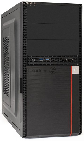 Компьютерный корпус Minitower ExeGate MA-371X-UNS450 (mATX, БП UNS450 с вент. 12см, 2*USB+2*USB 3.0, аудио, черный)