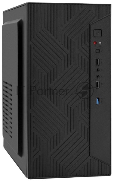 Компьютерный корпус Minitower ExeGate BAA-303U-AA500 (mATX, БП AA500 с вент. 8см, 2хUSB+1хUSB 3.0, HD Audio, черный)
