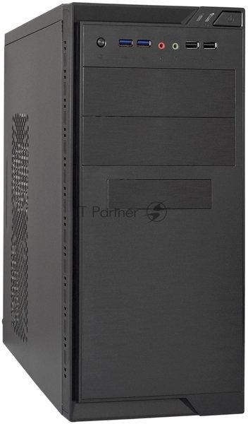 Компьютерный корпус Minitower ExeGate MA-372UX-UNS400 (mATX, БП UNS400 с вент. 12см, 2хUSB+2хUSB3.0, аудио, черный)