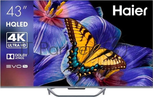 Телевизор Haier 43" S4 серебристый DLED UHD 60Hz Smart TV 2GB/16GB