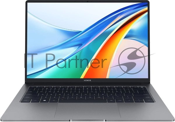 Ноутбук Honor MagicBook X14 Plus Intel Core 5 220H 2700MHz/14"/1920х1200/16GB/512GB SSD/Intel Graphics/Wi-Fi/Bluetooth/Windows 11 Home (5301ALWC) Grey