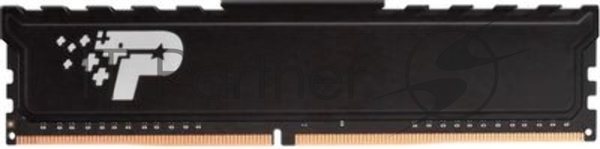 Оперативная память Patriot Signature Premium, DDR4, 16GB (1x16GB), 3200 MHz, CL22, с радиатором, чёрный