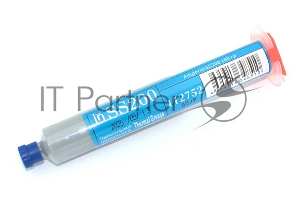 Термопаста Amperin SS200, 100 г, 9.8 Вт/(м⋅К), шприц