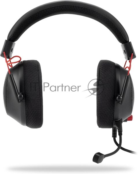 Гарнитура Oklick HS-L305G чёрный, проводная, USB, подсветка