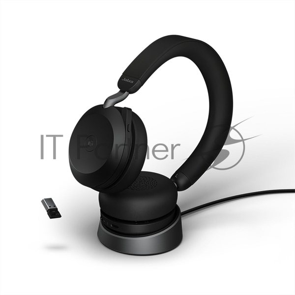 Гарнитура Jabra Evolve2 75 чёрный, беспроводная, Bluetooth, до 36 ч