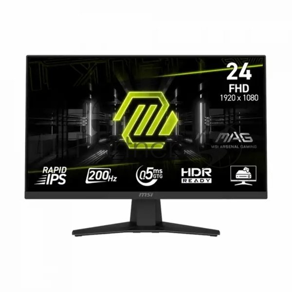 Монитор 23.8" MSI MAG 244F IPS 1920x1080, 200 Гц, 0.5 мс, 16:9, 300 кд/м², HDMI 2.0b, DP, USB-C, 3.5 мм, FreeSync, черный