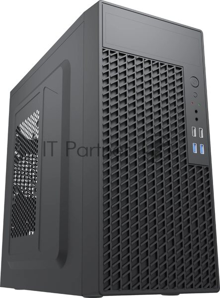 Компьютерный корпус с блоком питания Foxline 450Вт./Case Forza mATX, 450W, 2xUSB 2.0+2xUSB 3.0, Black, w/o FAN, 8 см fan PSU, power cord