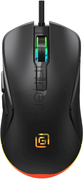 Мышь проводная Oklick 750G черный, 7200 dpi, USB, кнопки - 5