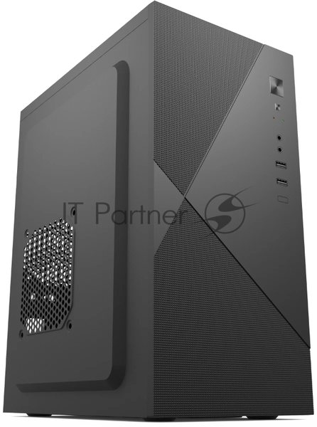 Компьютерный корпус с блоком питания 450Вт. Case Forza mATX, 450W, 2xUSB 2.0, Black, w/o FAN, 8 см fan PSU, power cord