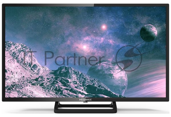 Телевизор MEGAMAX 32" 32MG11HSM черный DLED HD 60Hz Smart TV